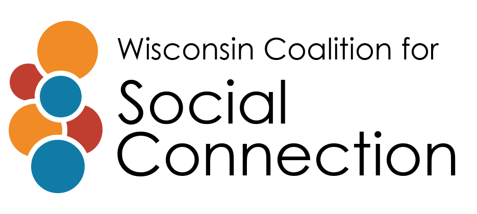 Logo for the Wisconsin Coalition for Social Connection